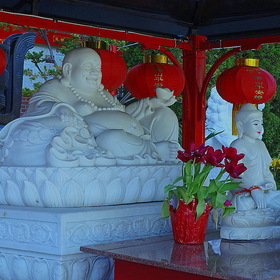 В китайском буддистcком храме Chan Shan Temple