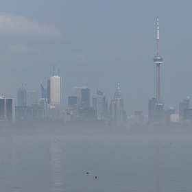 Торонто. Туман